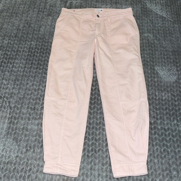 Anthropologie Sundry Rose pants.  100% Cotton.  Cinched Ankles.  Size 27. - Picture 8 of 13